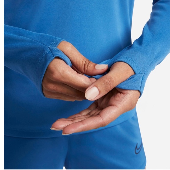 Nike Dri-Fit Blue Quarter Zip Jacket Size Medium - Picture 5 of 11